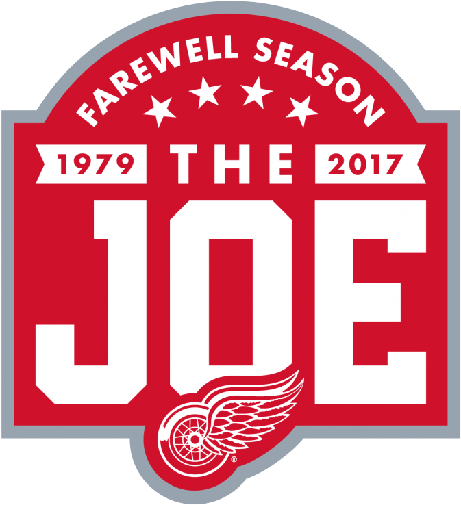 Detroit Red Wings Farewell The Joe Logo PNG image