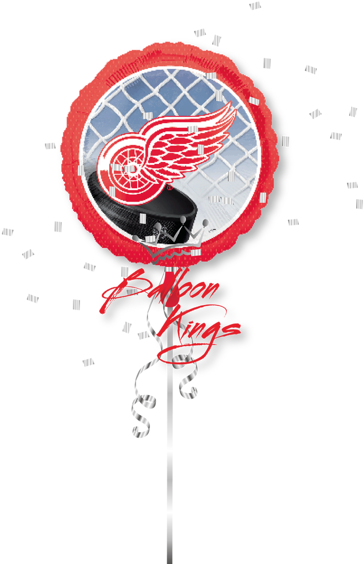 Detroit Red Wings Hockey Balloon PNG image