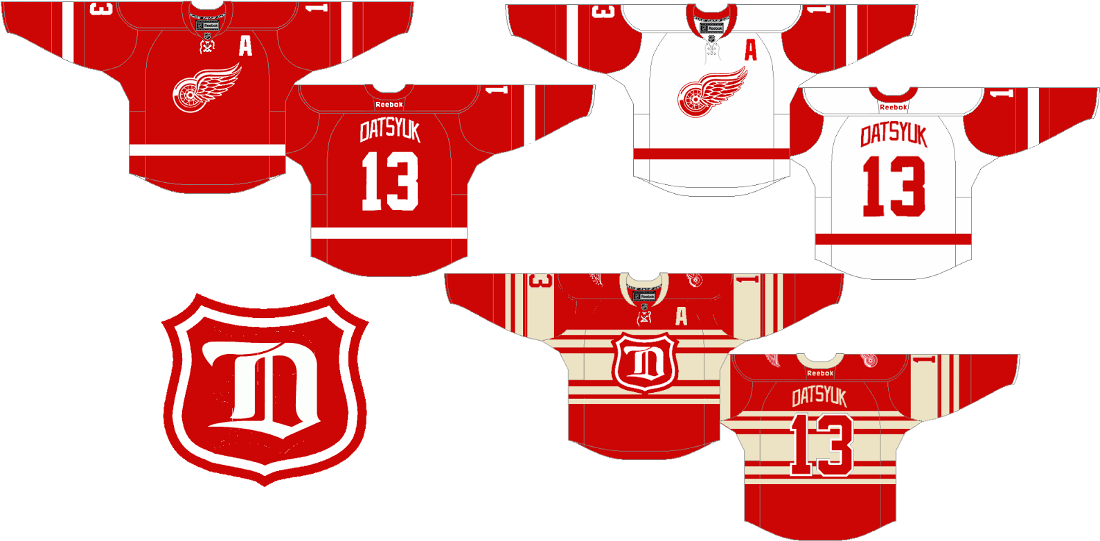 Detroit_ Red_ Wings_ Jerseys_and_ Logo PNG image