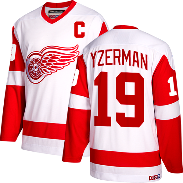 Detroit Red Wings Yzerman Jersey PNG image