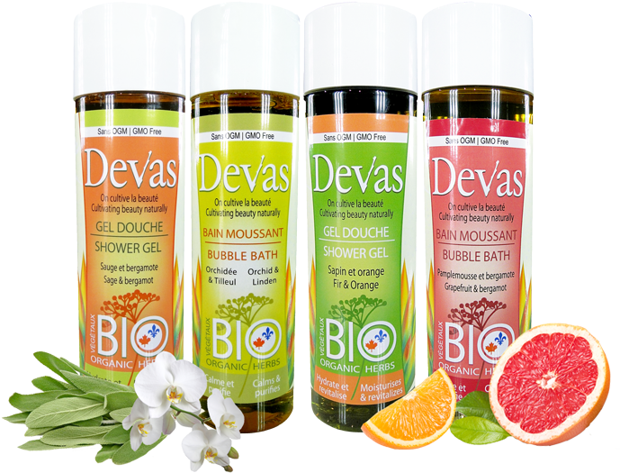 Devas Organic Bath Products Grapefruit Accent PNG image