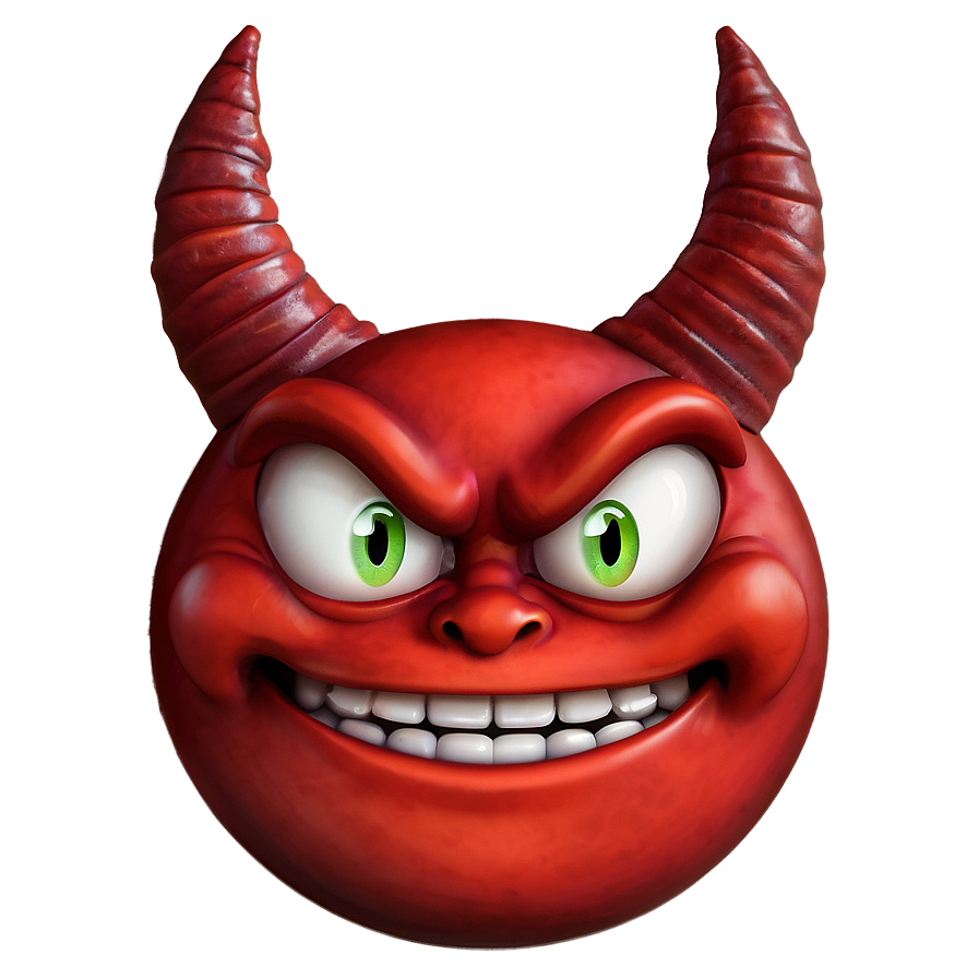 Devil Emoji With Money Eyes Png Kxb PNG image