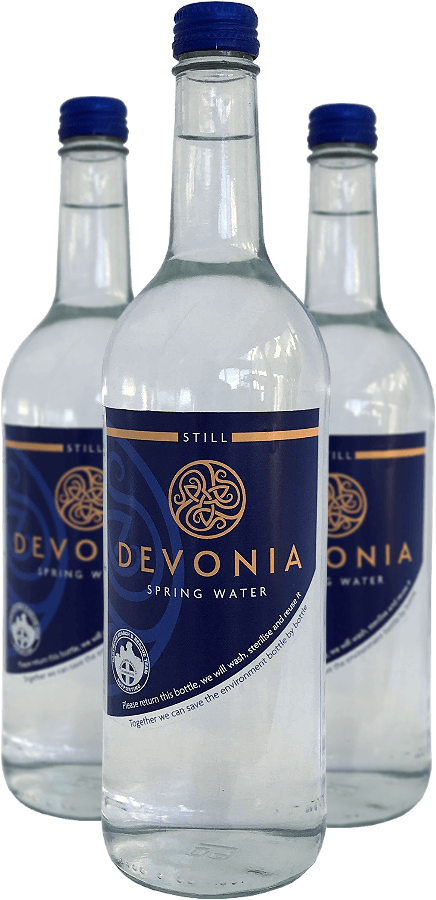 Devonia Spring Water Bottles PNG image
