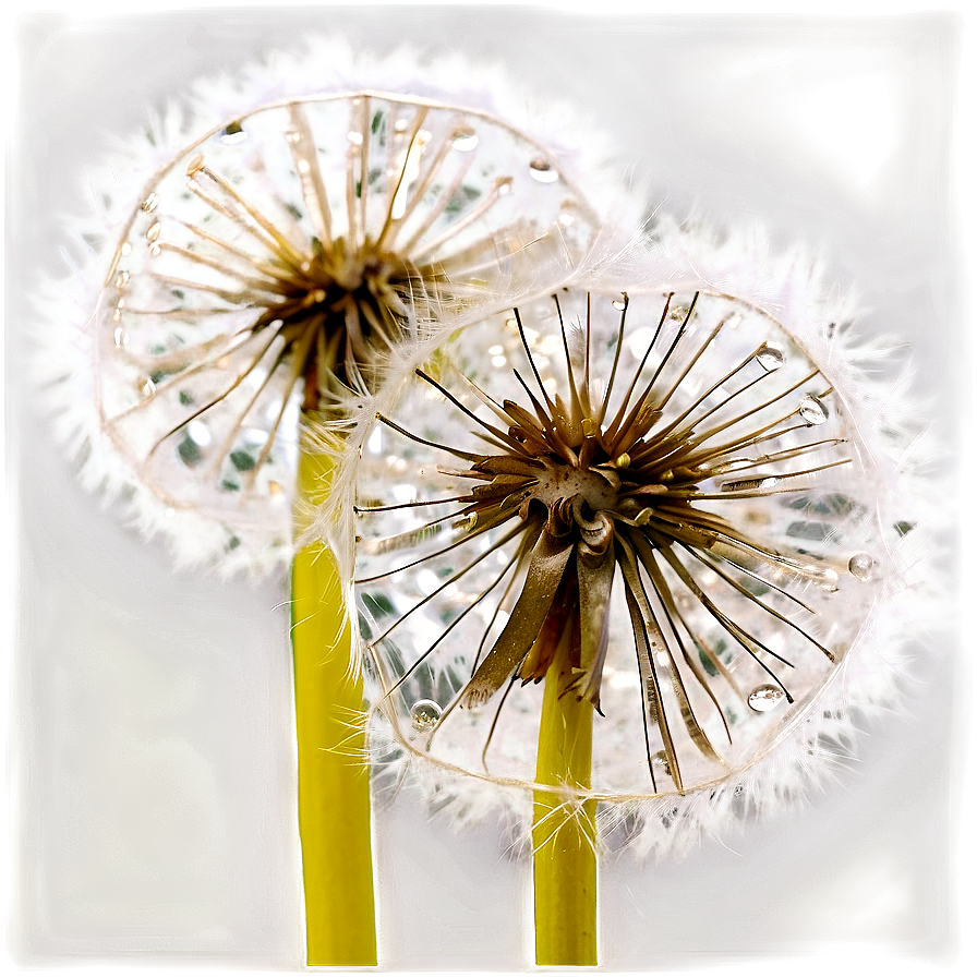 Dew On Dandelion Png 05242024 PNG image