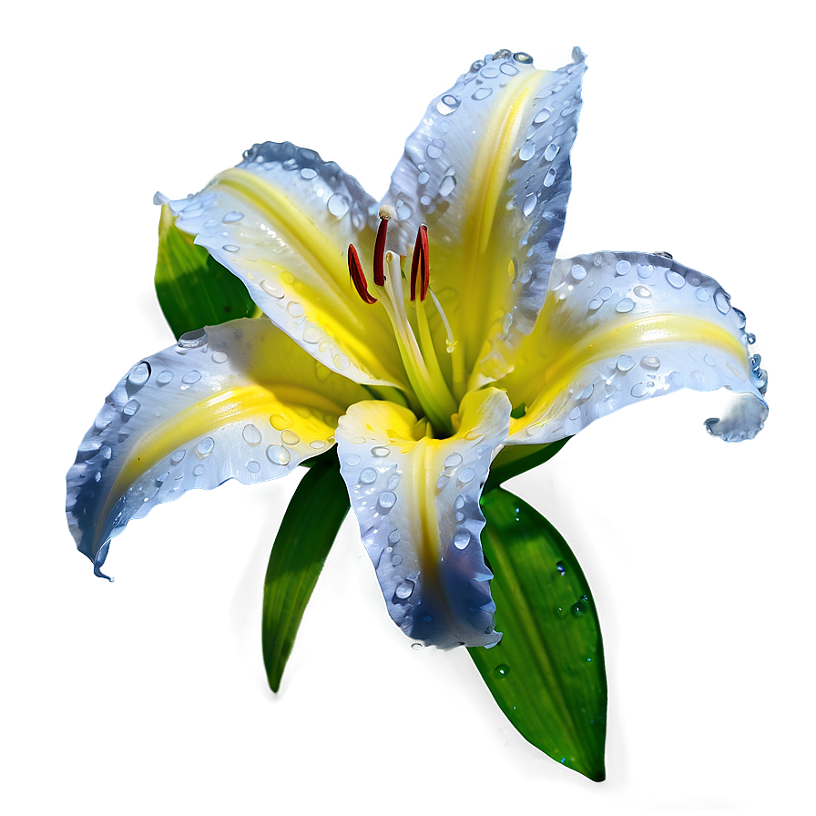 Dew On Lily Flower Png 60 PNG image