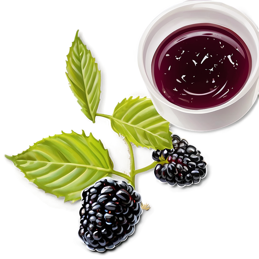 Dewy Blackberry Morning Png 05232024 PNG image