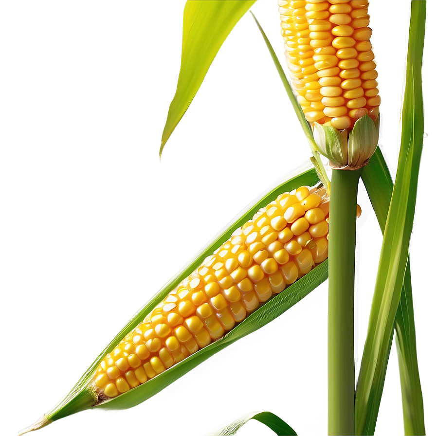 Dewy Corn Stalk Png 06122024 PNG image