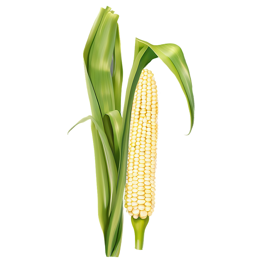 Dewy Corn Stalk Png 35 PNG image