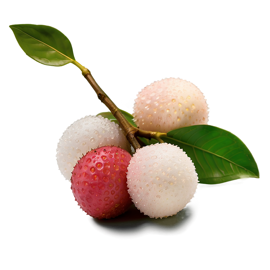 Dewy Fresh Lychee Png 06252024 PNG image