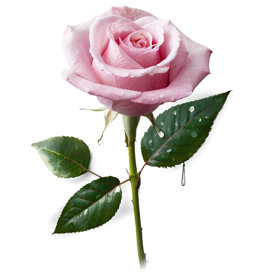 Dewy Pink Rose Png Gsn80 PNG image