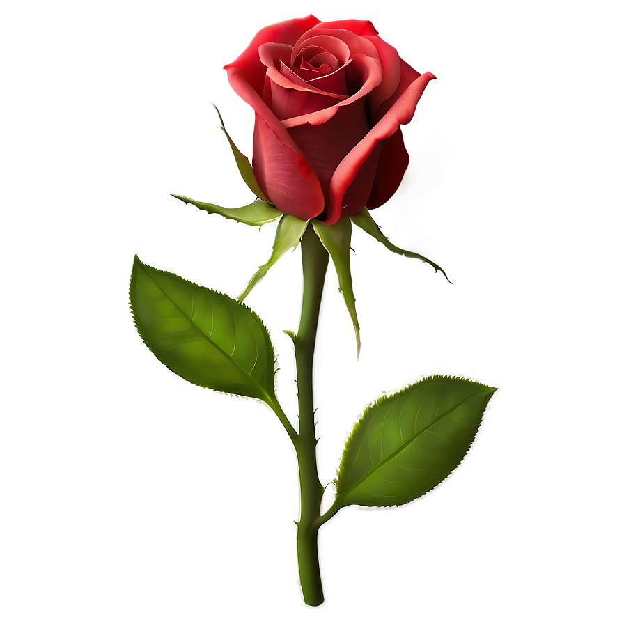 Dewy Red Rose Png 05242024 PNG image