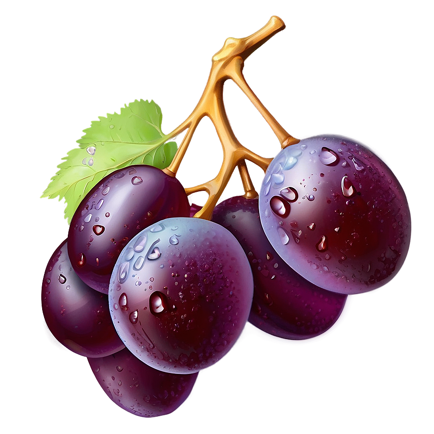 Dewy Single Grape Png Nav PNG image