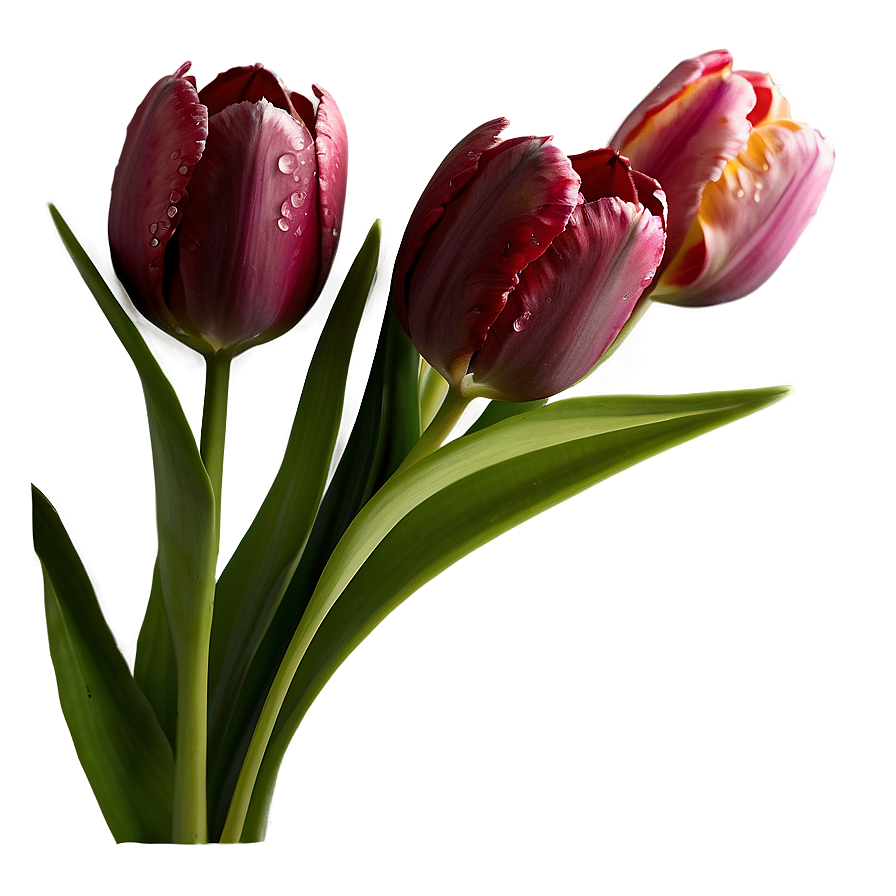 Dewy Tulip Png Bqq PNG image