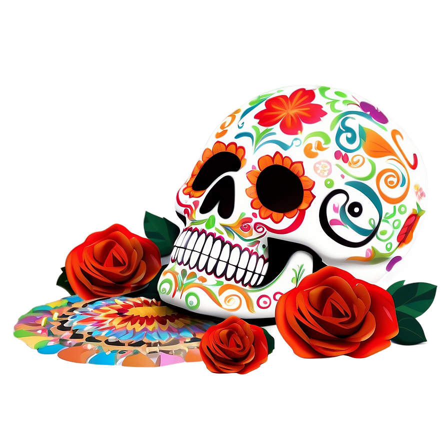 Dia De Los Muertos Community Gatherings Png Mfr75 PNG image