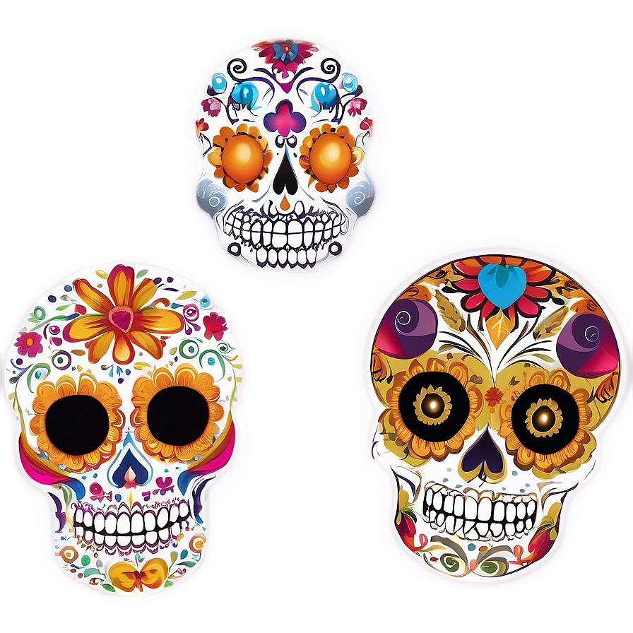 Dia De Los Muertos Spirit Guides Png Usj75 PNG image