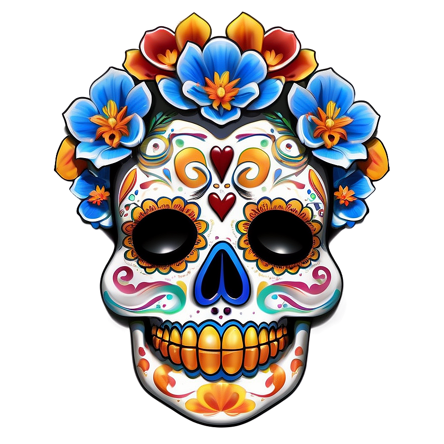 Dia De Los Muertos Traditional Tattoos Png 06112024 PNG image