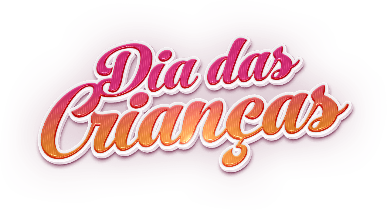 Diadas Criancas3 D Text Design PNG image