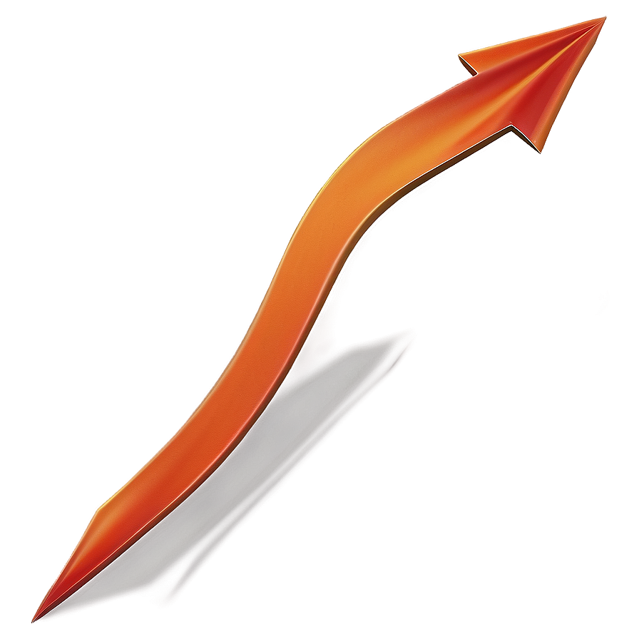 Diagonal Orange Arrow Png 06262024 PNG image