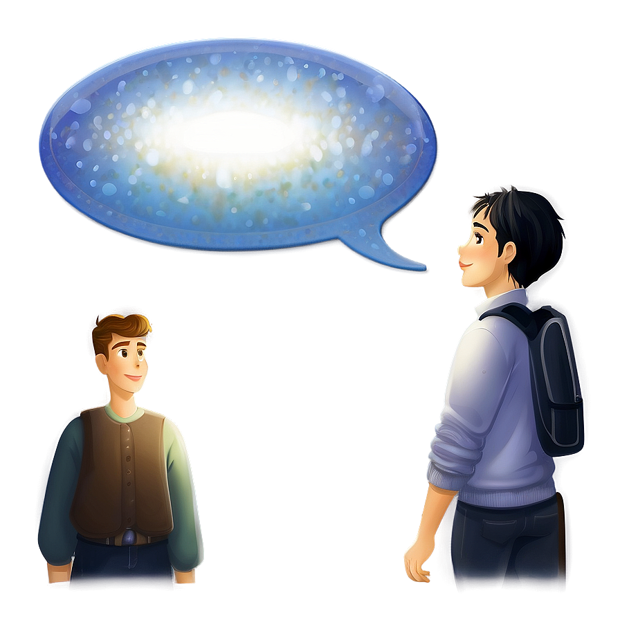 Dialogue Bubble Art Png 17 PNG image