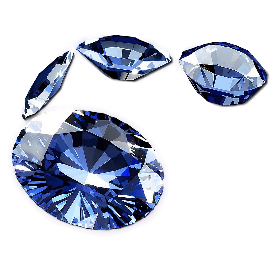 Diamond And Sapphire Combo Png Qwt PNG image