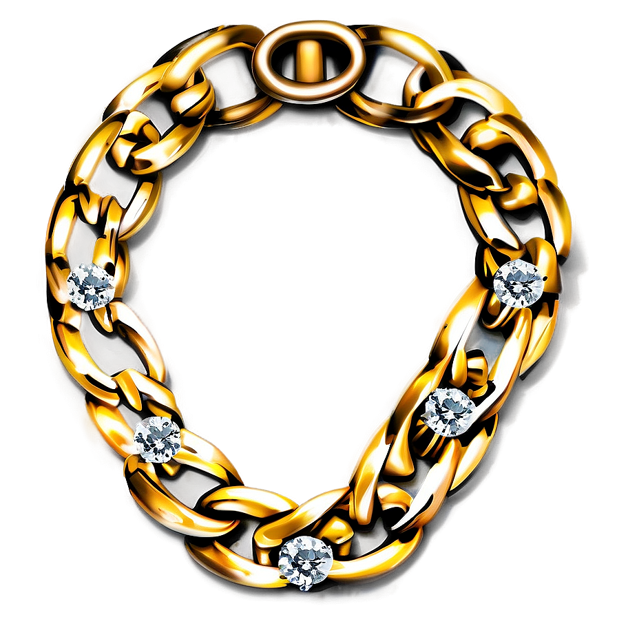 Diamond Chain Png 05042024 PNG image