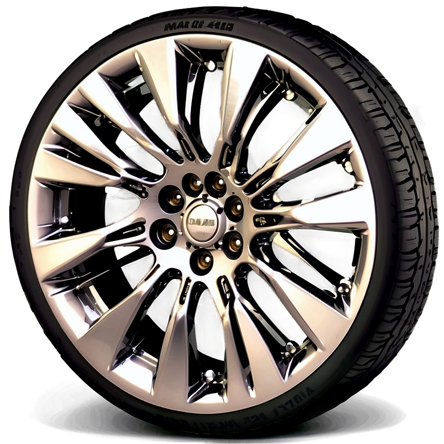 Diamond Cut Car Wheel Png 46 PNG image