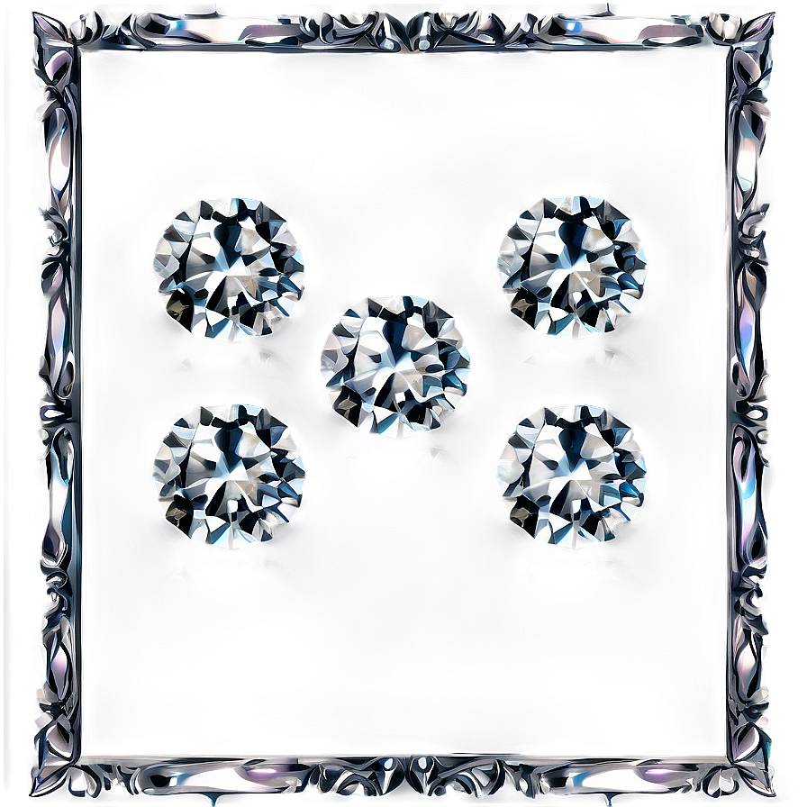 Diamond Cute Frame Png 90 PNG image