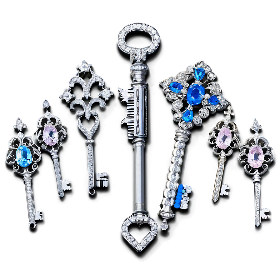 Diamond Encrusted Keys Png 96 PNG image