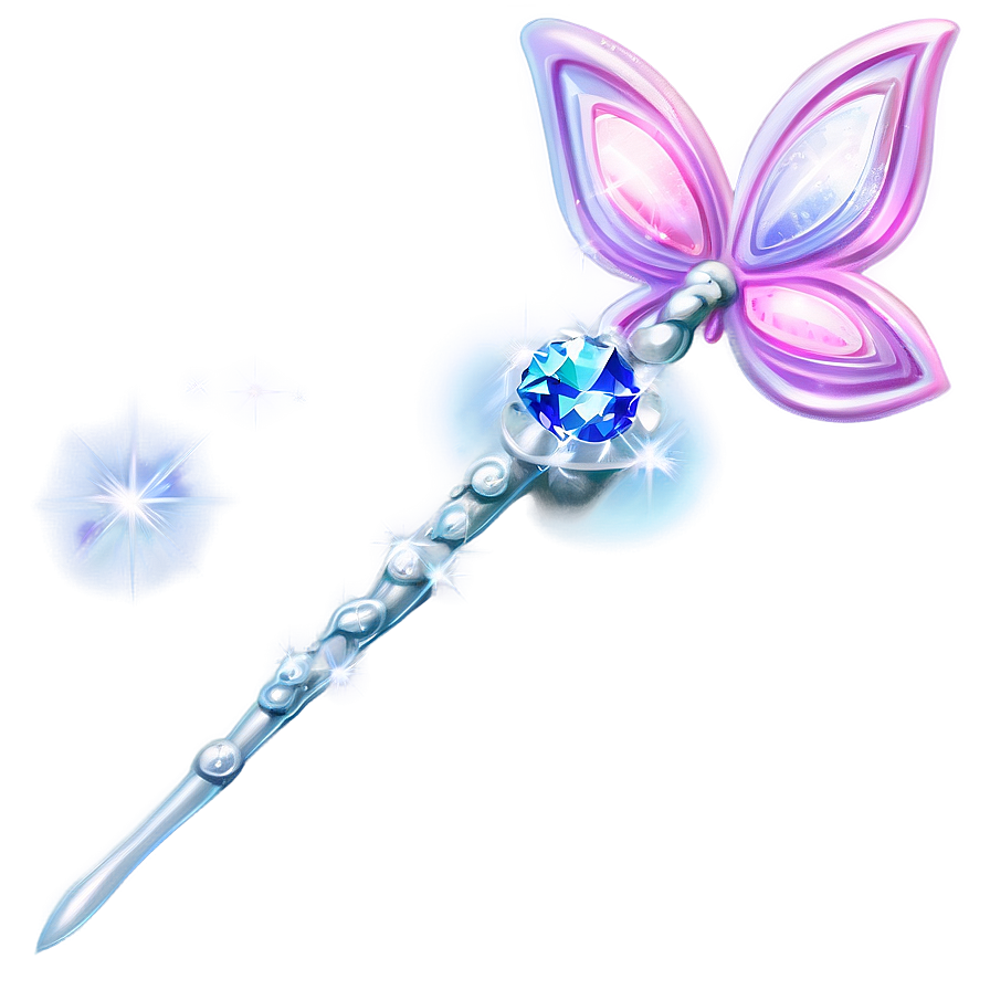 Diamond Fairy Wand Png 30 PNG image