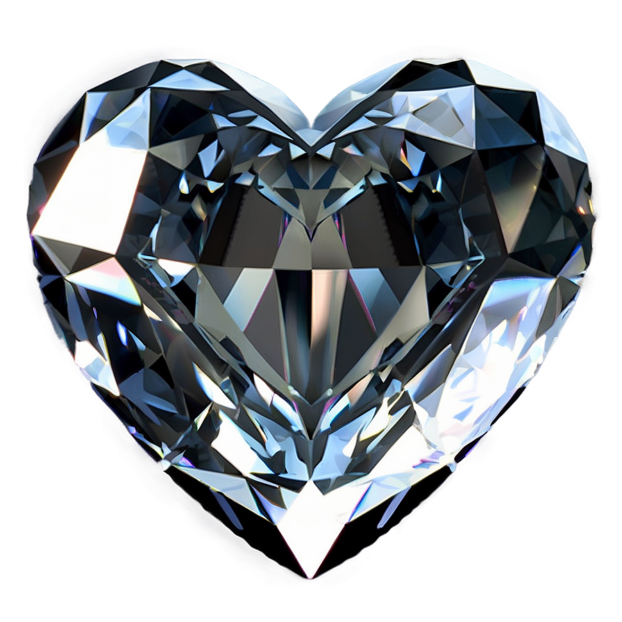 Diamond Heart D PNG image