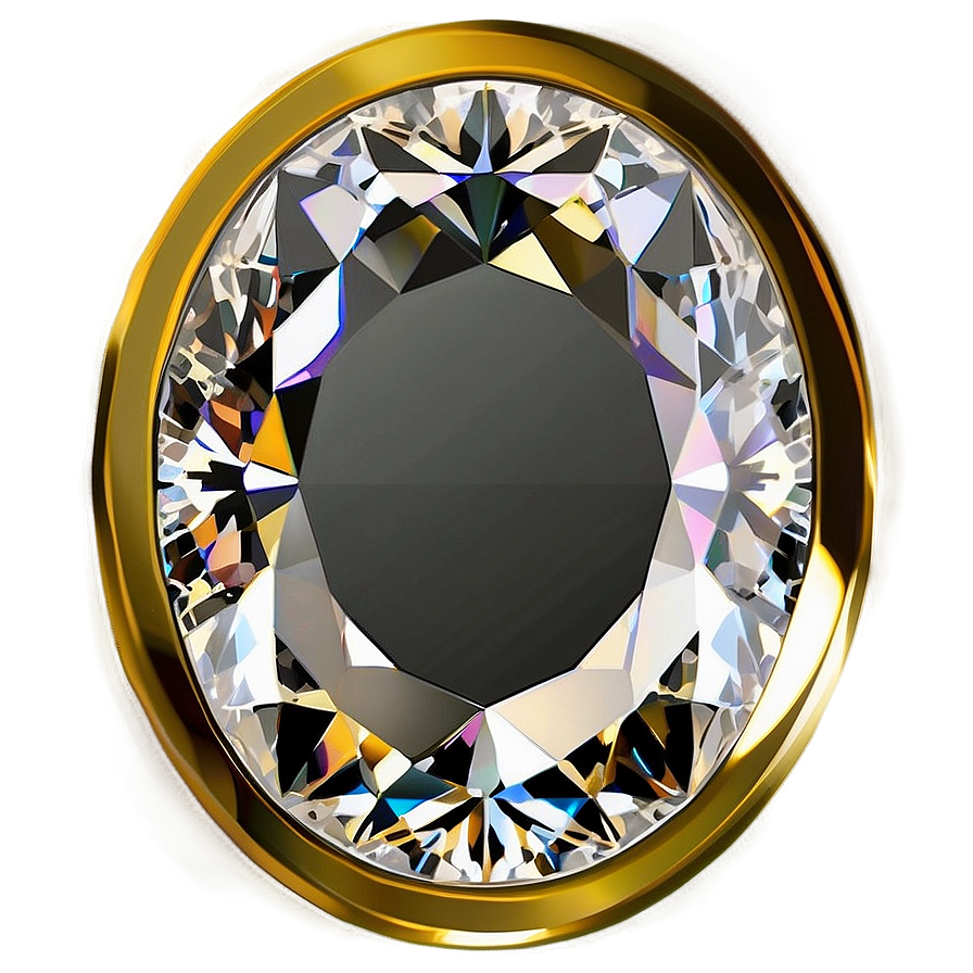 Diamond In Gold Setting Png Vgm PNG image