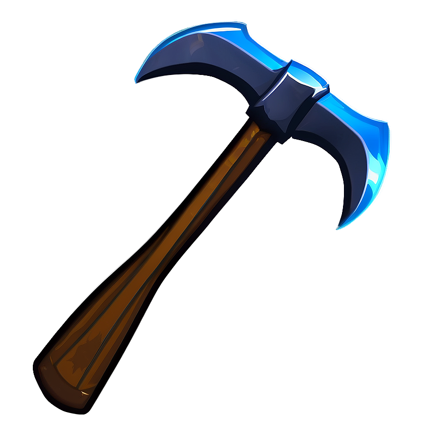 Diamond Pickaxe Game Icon Png Mye92 PNG image