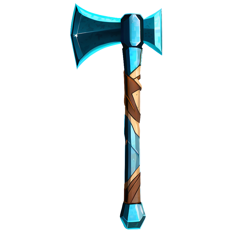 Diamond Pickaxe In Cave Png 92 PNG image