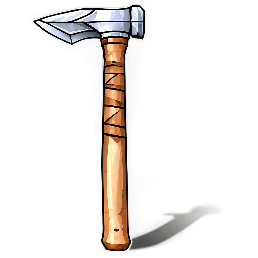 Diamond Pickaxe On Sandstone Png 44 PNG image