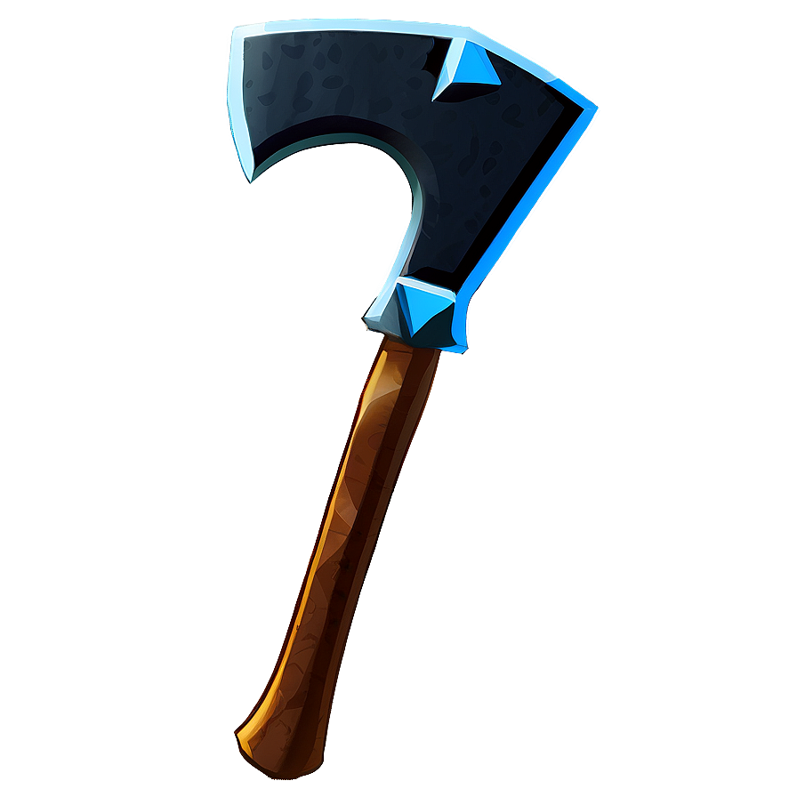 Diamond Pickaxe Under Moonlight Png 12 PNG image