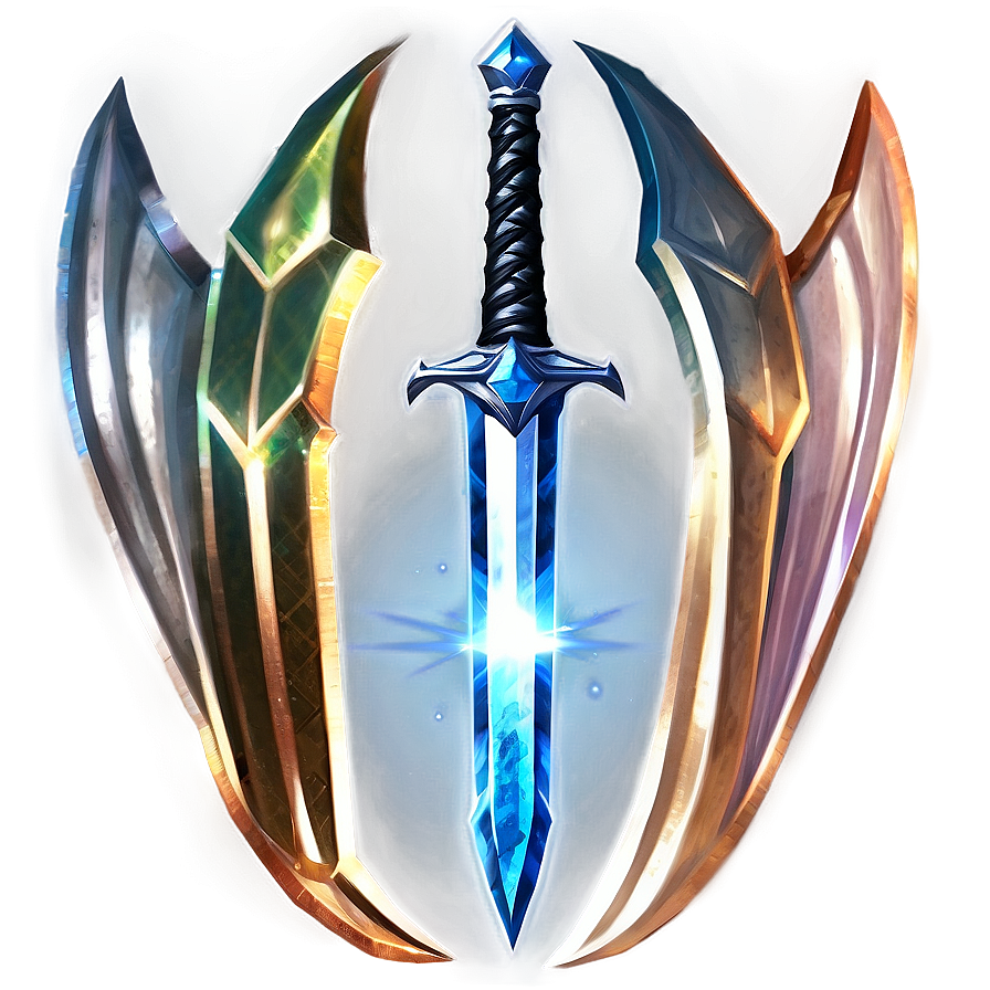 Diamond Sword For Game Design Png 13 PNG image