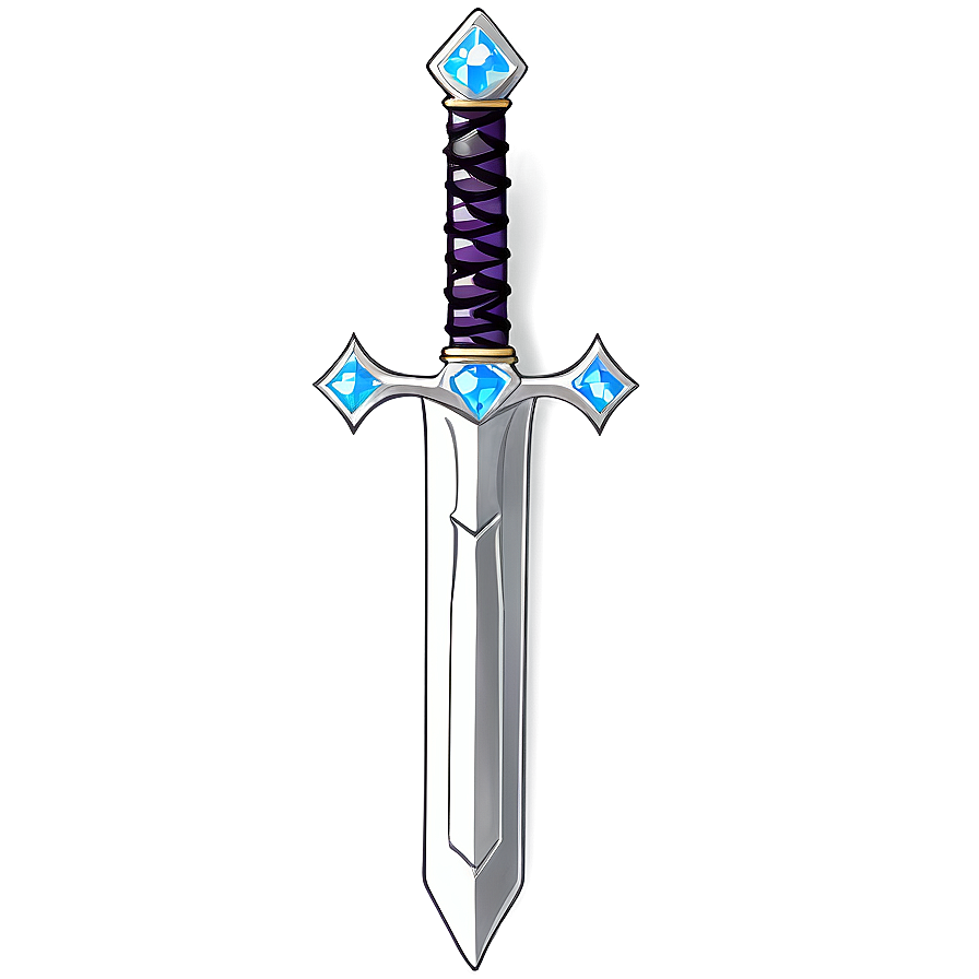 Diamond Sword In Velvet Sheath Png 77 PNG image