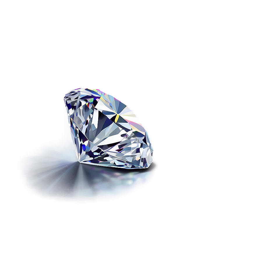 Diamond With Light Reflection Png 98 PNG image