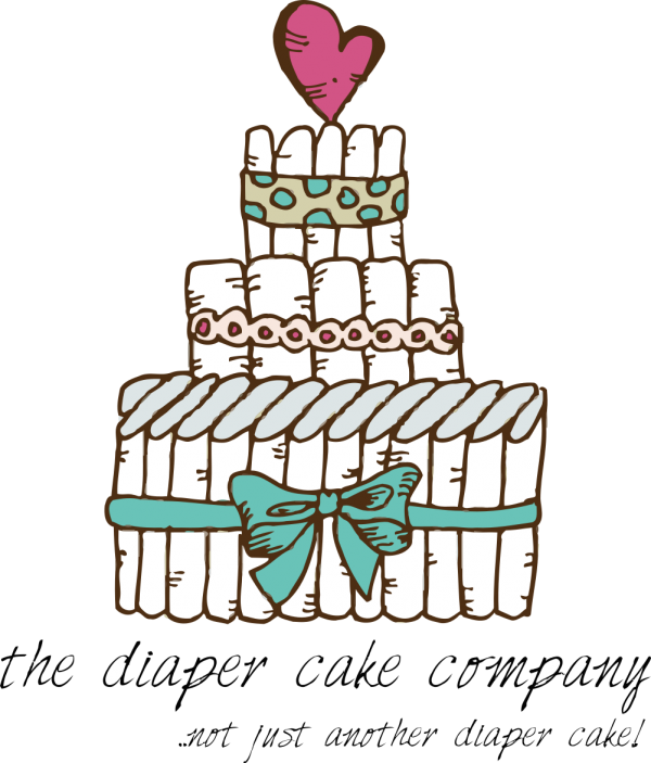 Diaper Cake Company Logo PNG image