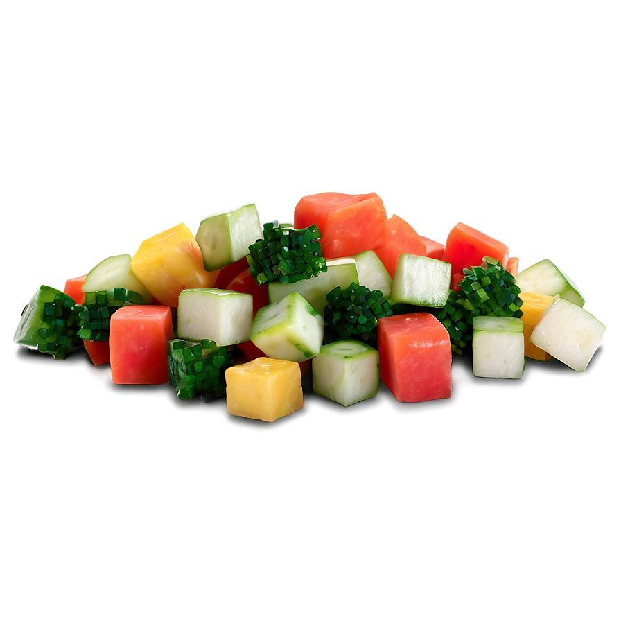 Diced Vegetables Png Yso PNG image