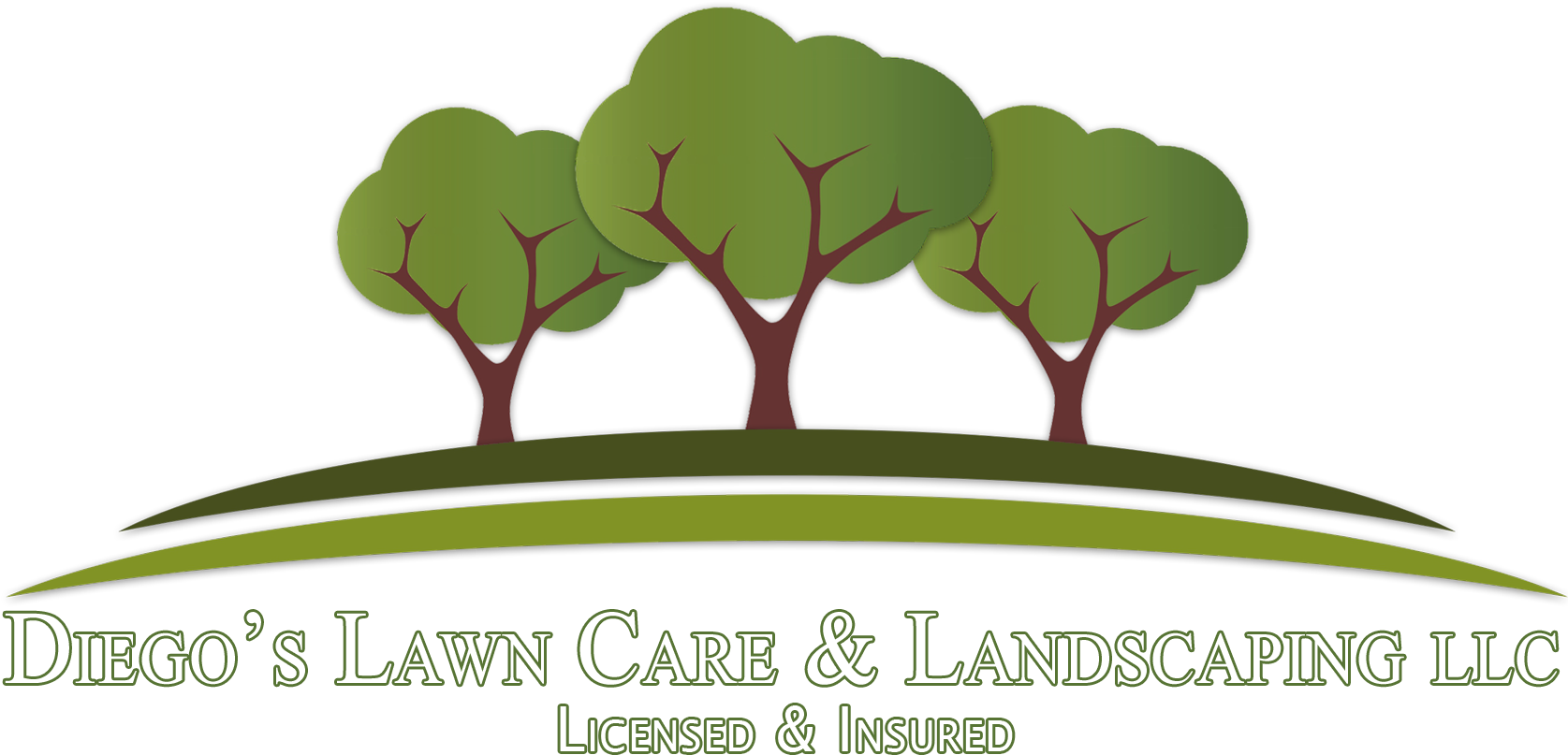 Diegos Lawn Care Landscaping Logo PNG image