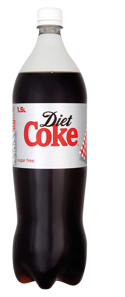 Diet Coke Bottle1.5 L Sugar Free PNG image