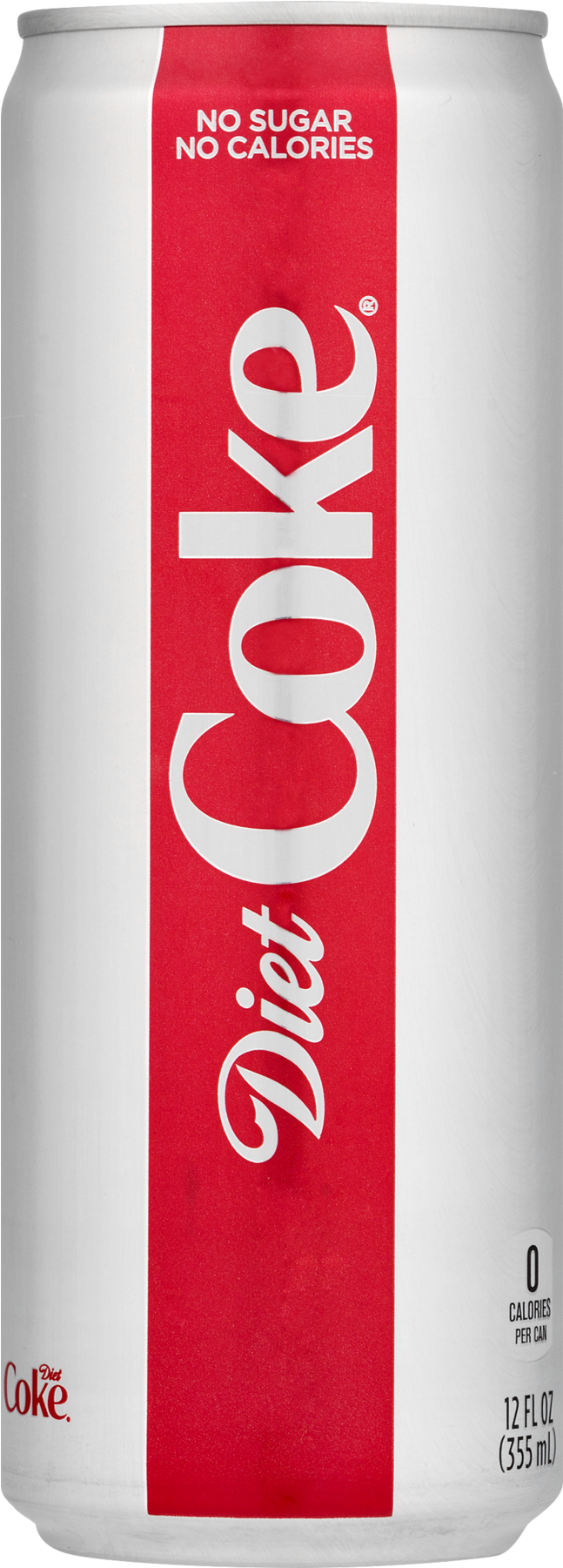 Diet Coke Can No Sugar No Calories PNG image