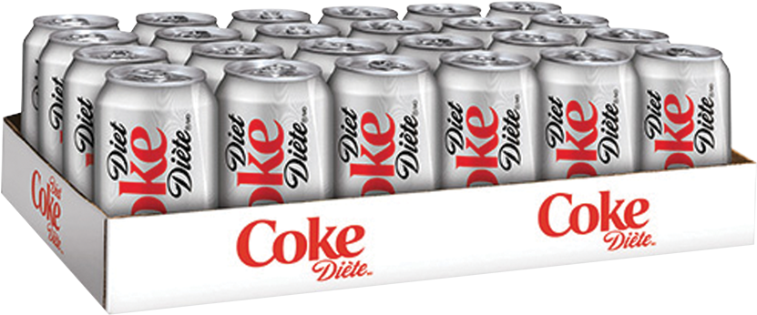 Diet Coke Cans Pack PNG image