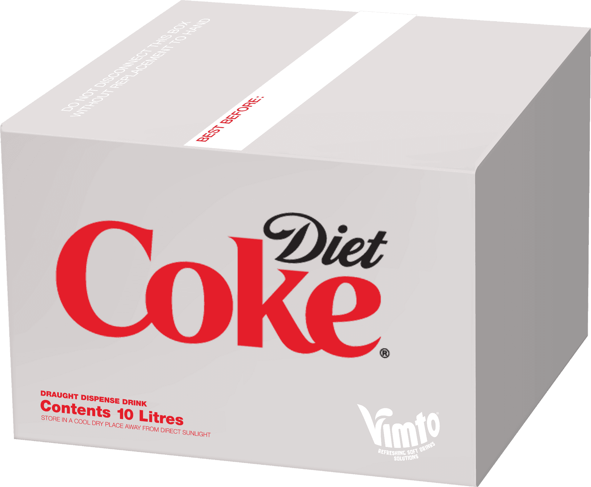 Diet Coke10 Litre Box PNG image
