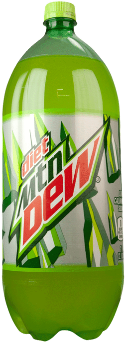 Diet Mountain Dew Bottle PNG image