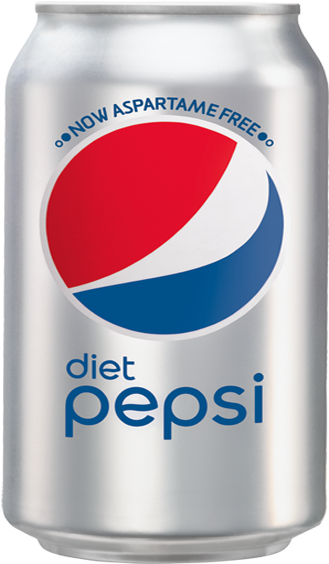 Diet Pepsi Aspartame Free Can PNG image