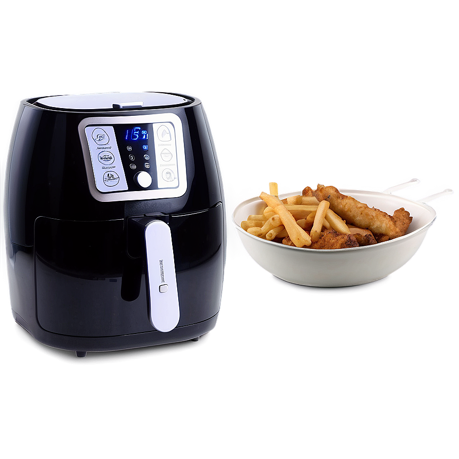 Digital Air Fryer Healthy Cooking Png Uly PNG image