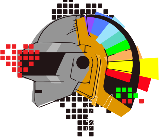 Digital Art Deco Knight Helmet PNG image