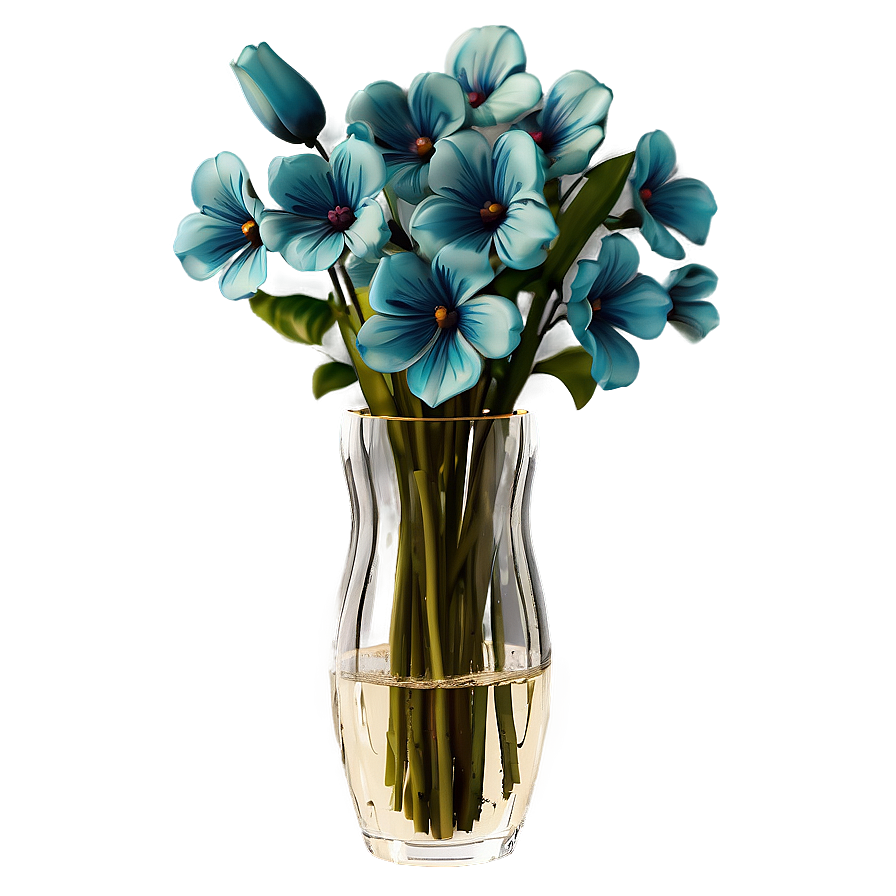 Digital Art Flower Vase Png 06122024 PNG image